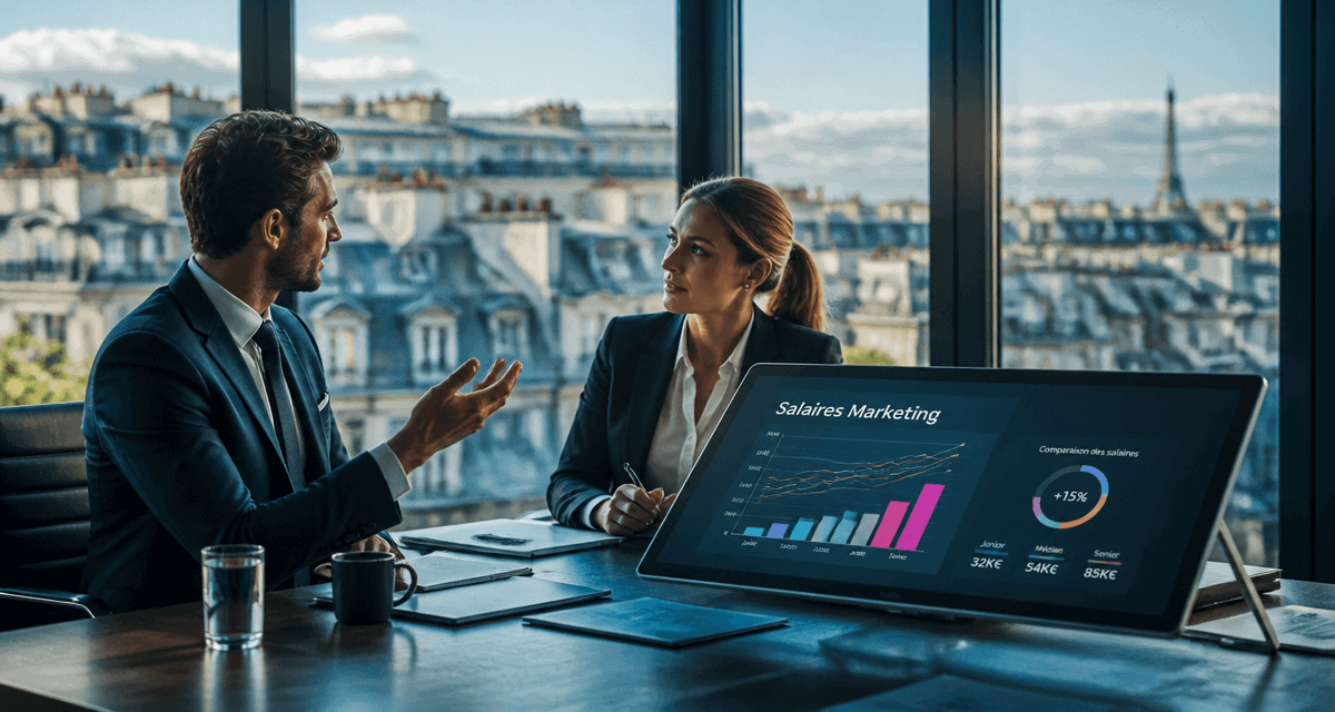 Les métiers du marketing les mieux payés, réunion professionnelle à Paris