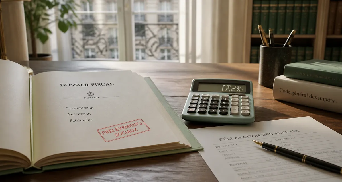 prelevement sociaux sur revenu foncier dossier fiscal