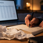 Revenus complémentaires : table, factures et tableau de calcul