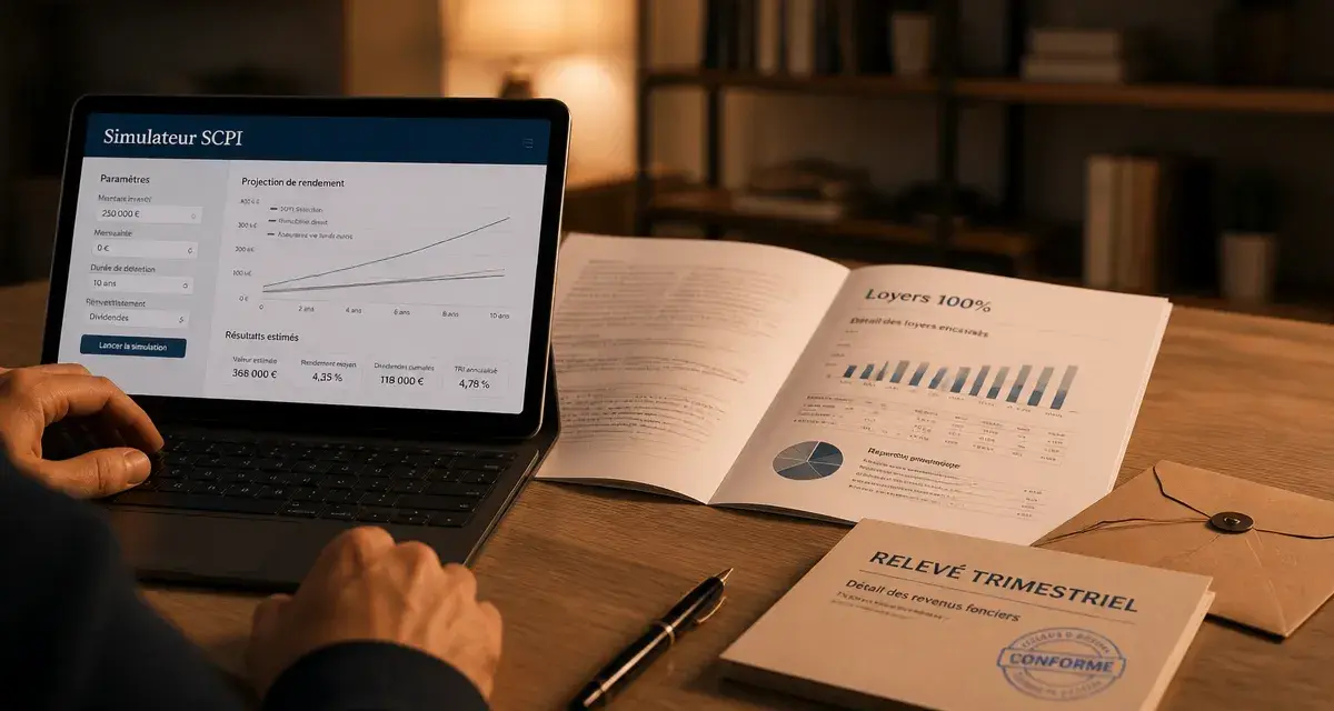 SCPI Linxea : simulateur loyers 100% et supports d’épargne