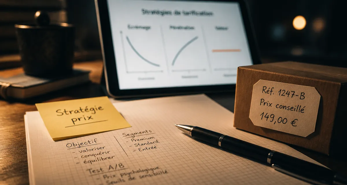 Strategie de prix pour rentabilité et compétitivité