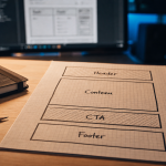 Zoning site web : wireframe et blocs d’interface