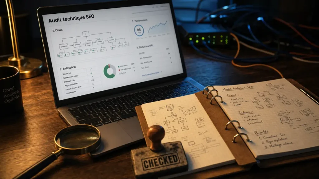 Audit technique seo : blocages crawl et indexation