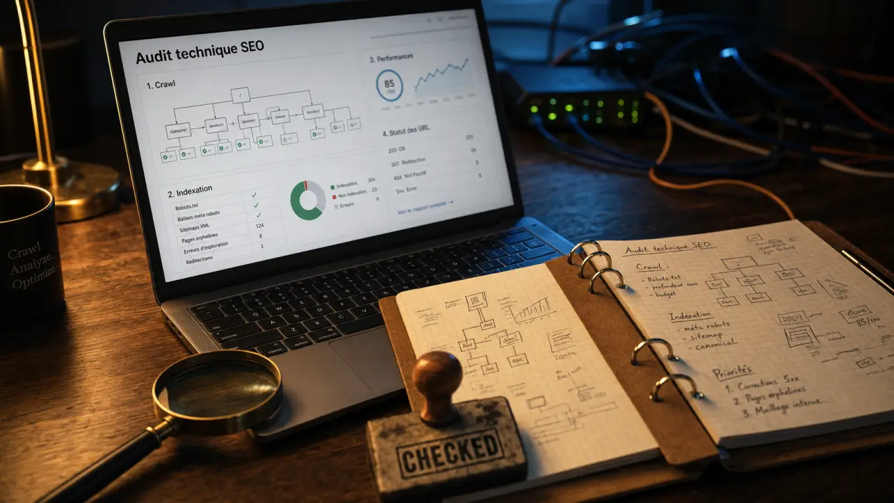 Audit technique seo : blocages crawl et indexation