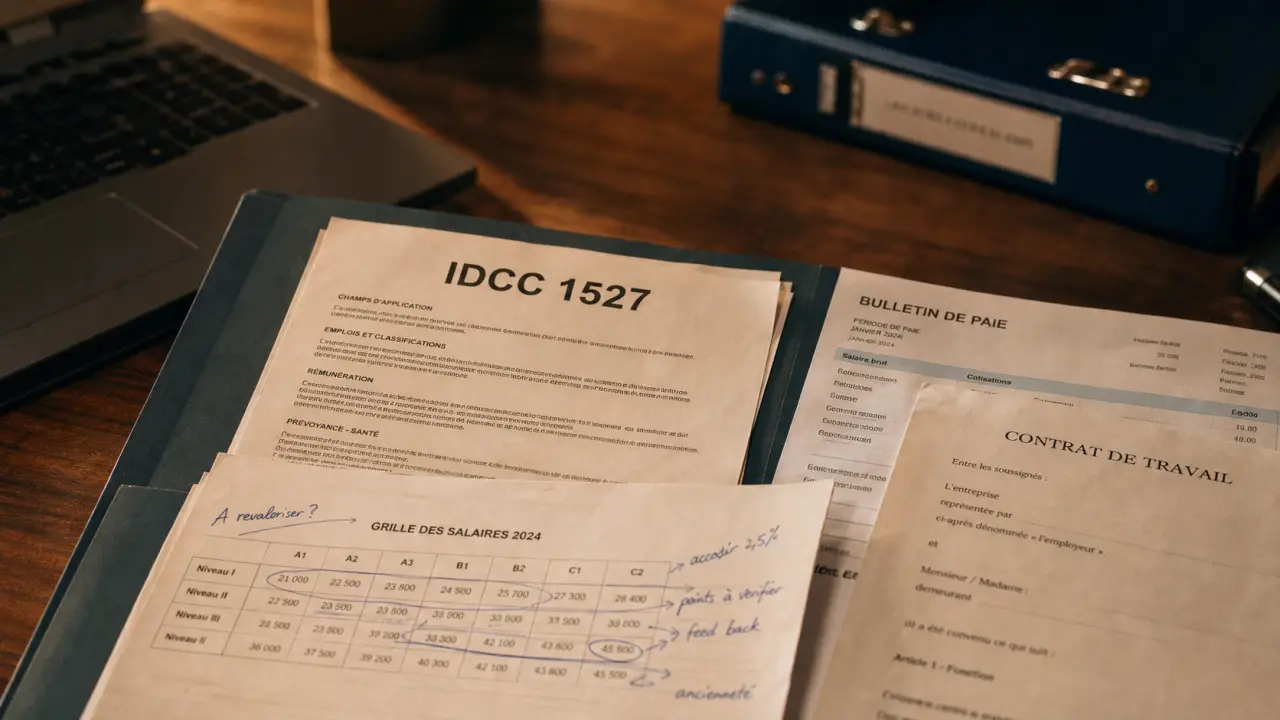 Convention collective agences immobilières IDCC 1527 : salaires et période d’essai