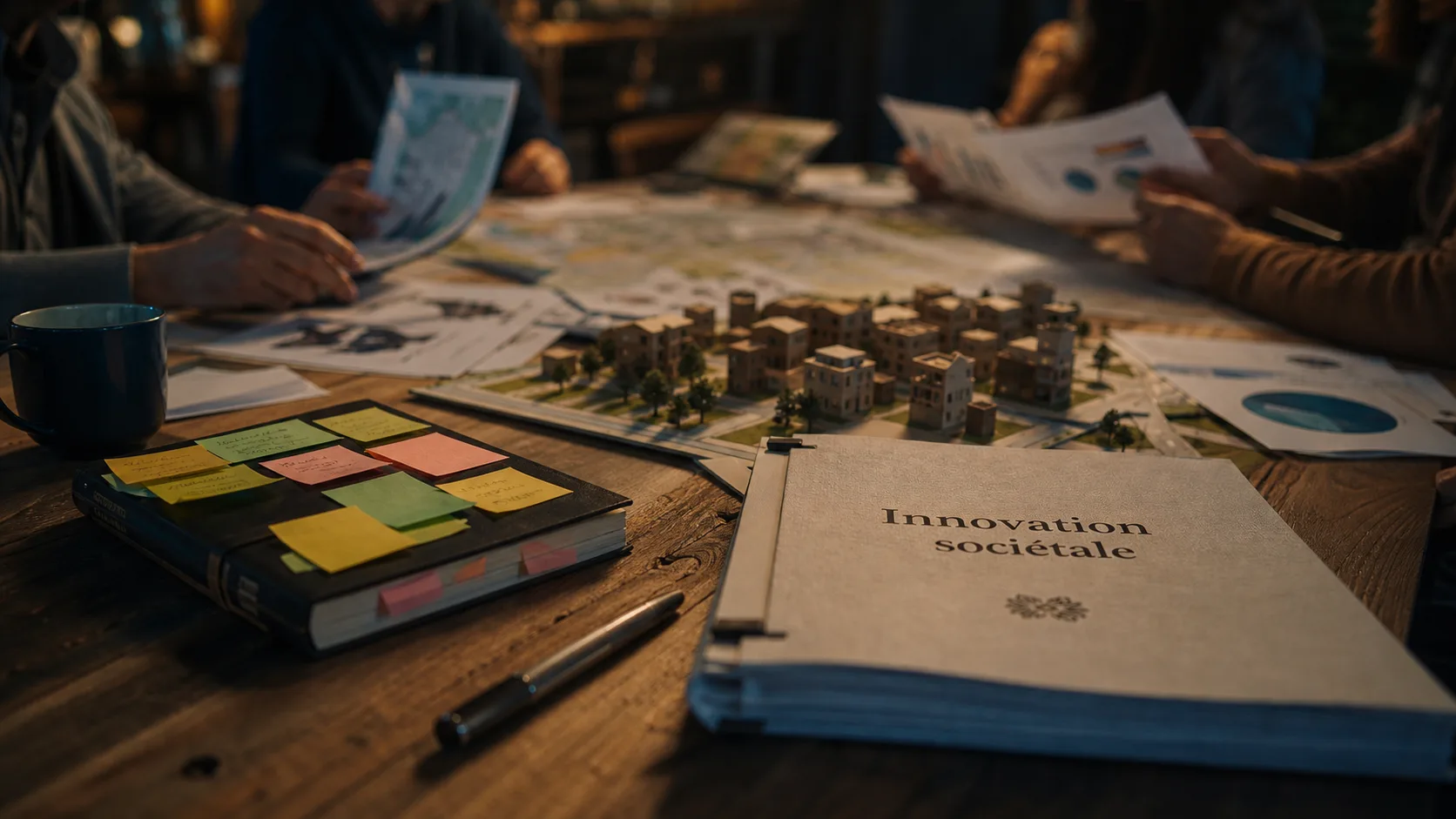 Innovation sociétale : carnet, réunion et plan d’action