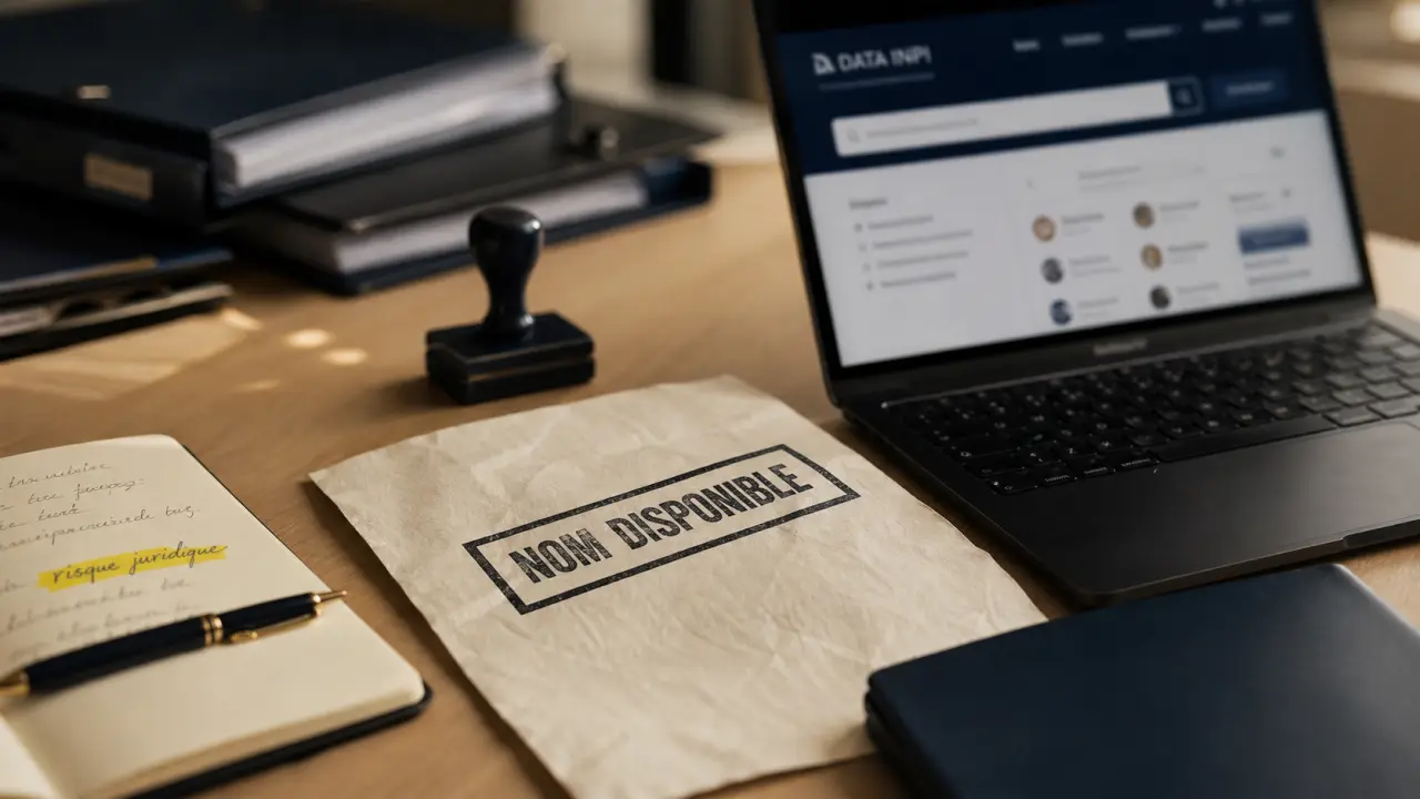 Nom disponible entreprise : vérifier INPI, RNE et marques