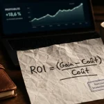 ROI def : formule (gain - coût) / coût
