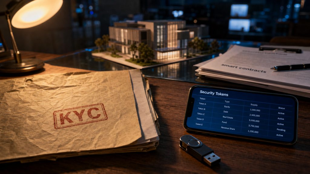 Security token et KYC, smart contracts, réglementation