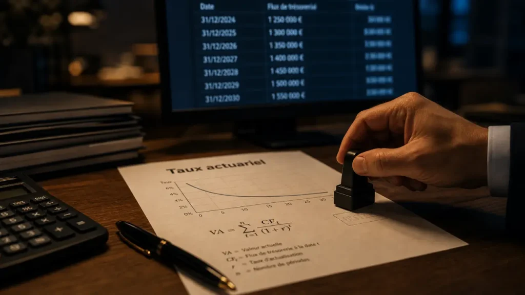 Taux actuariel def : calcul pour crédit, placement et obligation