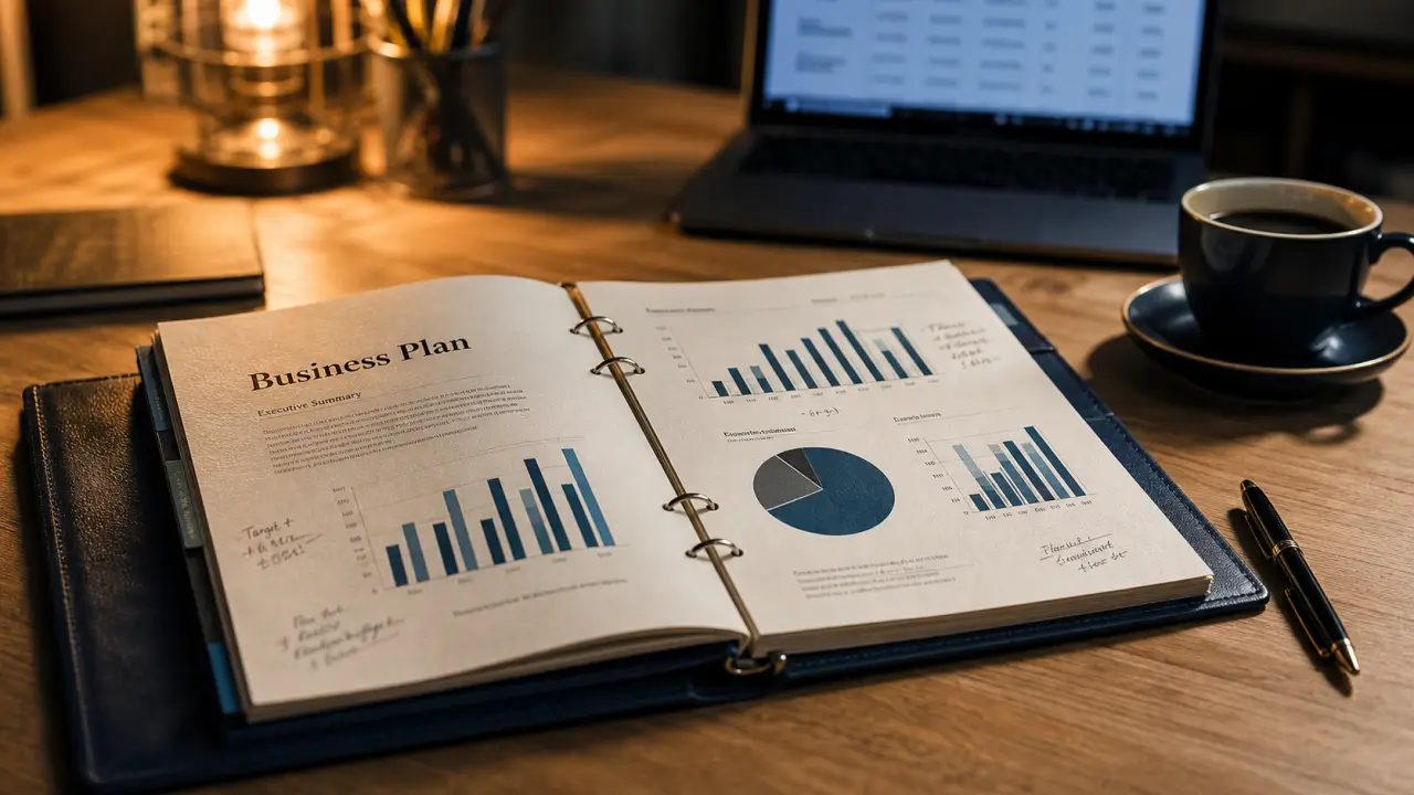Business plan sur table : 7 sections pour investisseurs, business plan examples