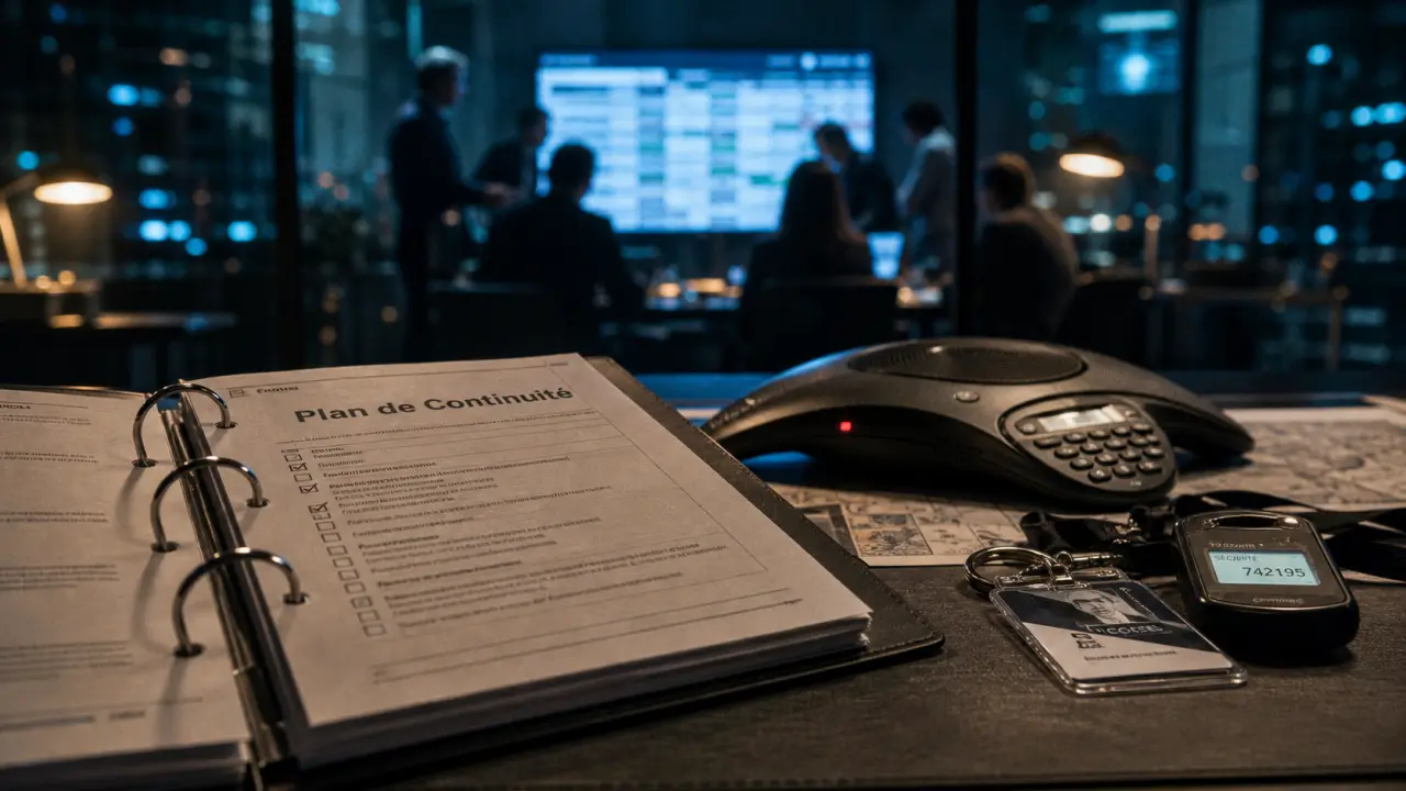 Business continuity plan : check-list en salle de crise