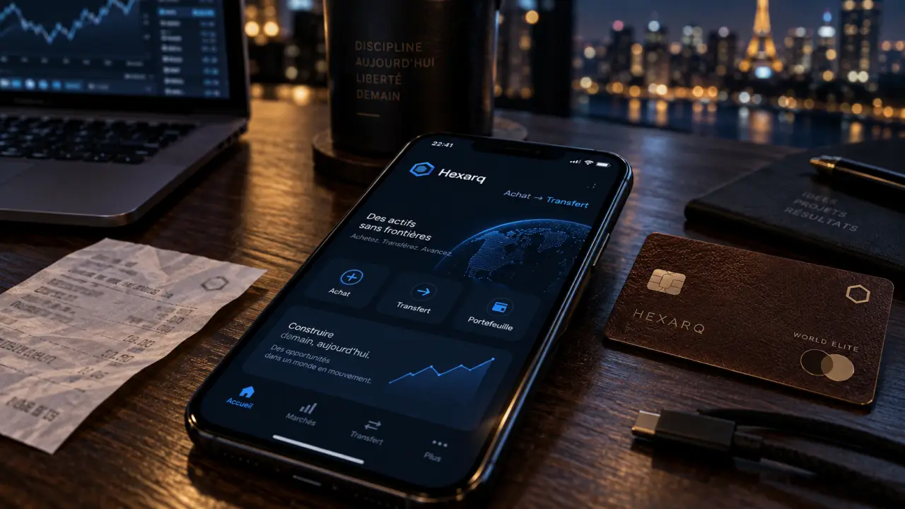 bpce crypto Hexarq : achat transfert sur smartphone