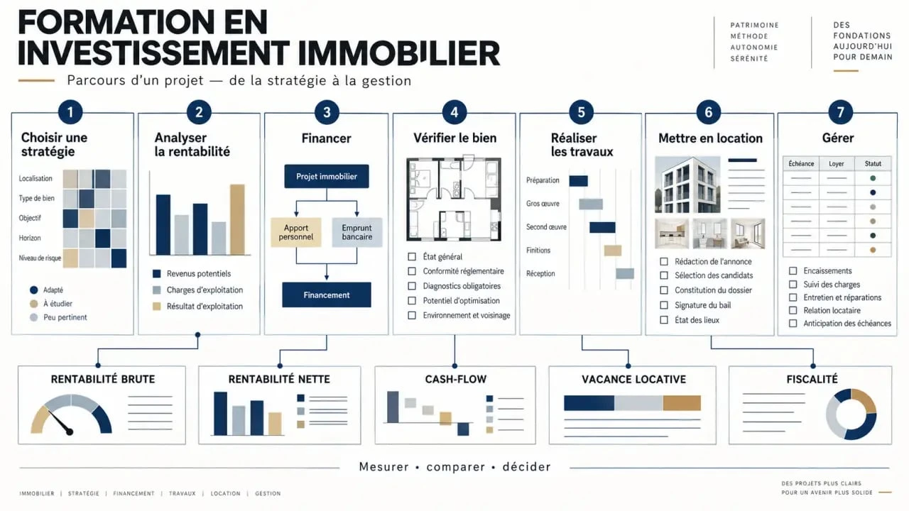 Formation en investissement immobilier : parcours d’analyse d’un projet locatif
