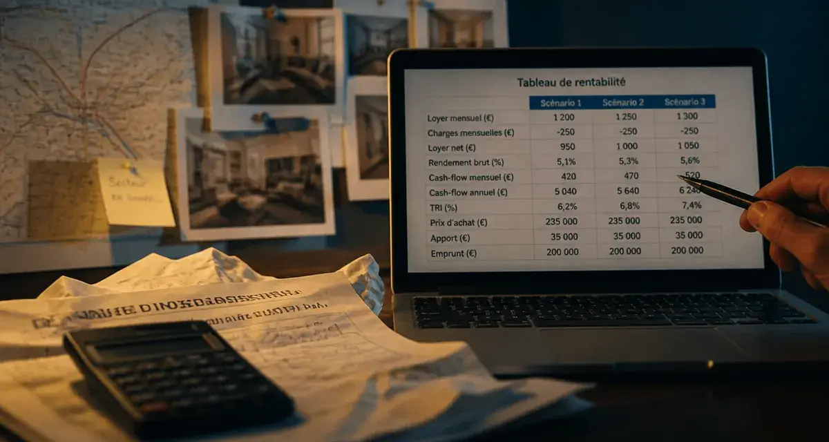 L investissement immobilier locatif intelligent, tableau de rentabilité et sans vacance