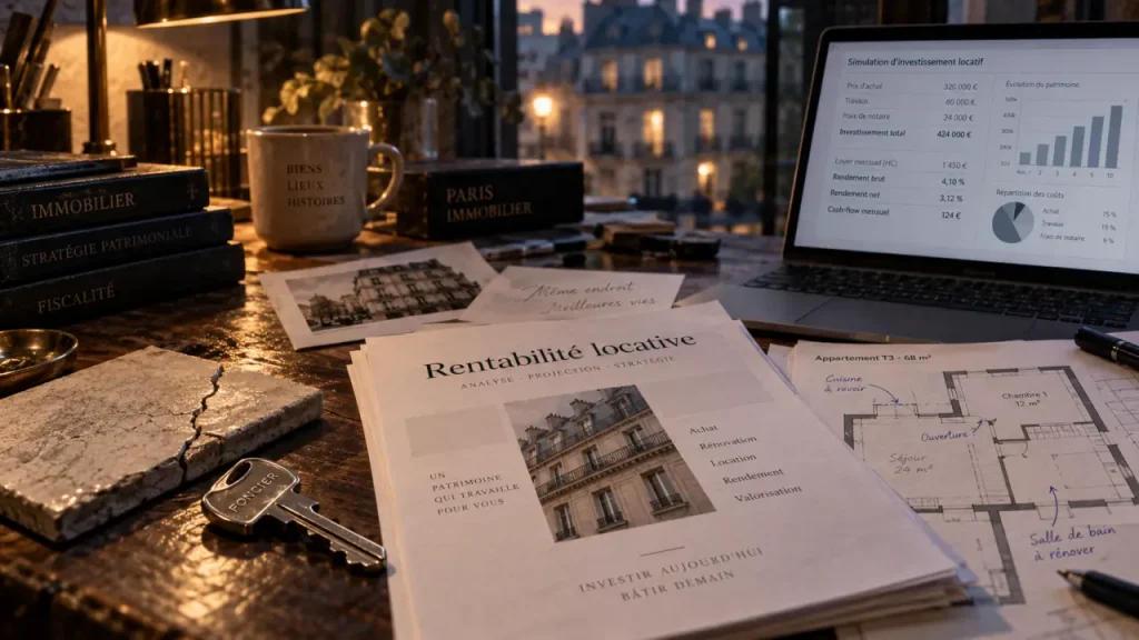 Investissement immobilier ancien : décote 10 à 20 % et analyse rentabilité locative
